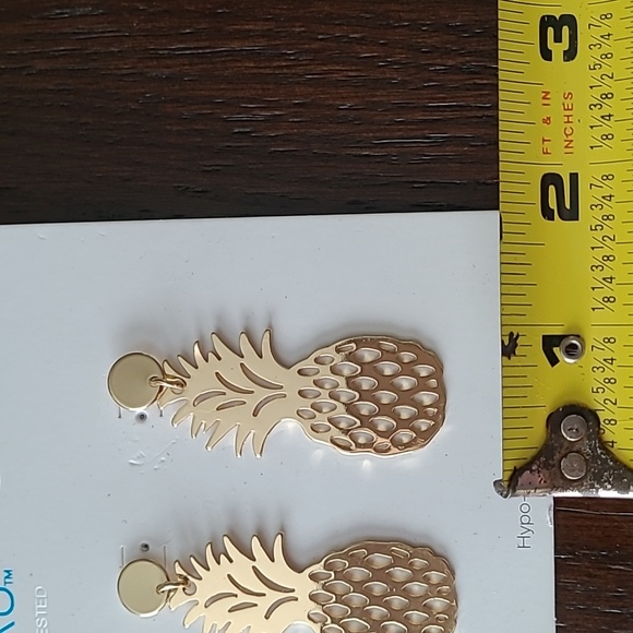 Time And Tru earring bundle New never worn gold tone pierced earrings Summertime - Picture 6 of 10